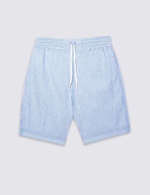 Cotton Rich Striped Swim Shorts &#40;0-5 Years&#41;